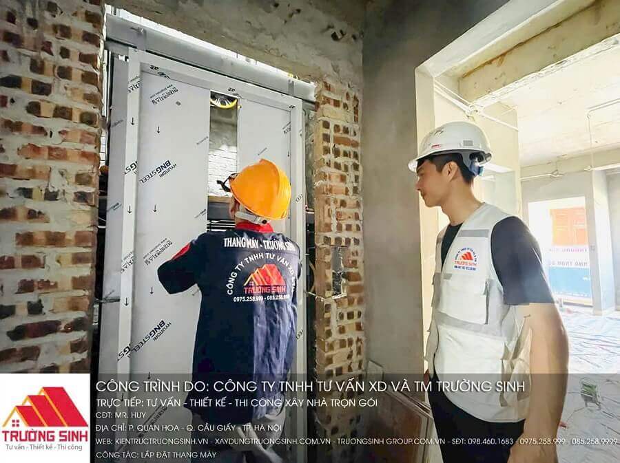 Lắp đặt cửa các tầng